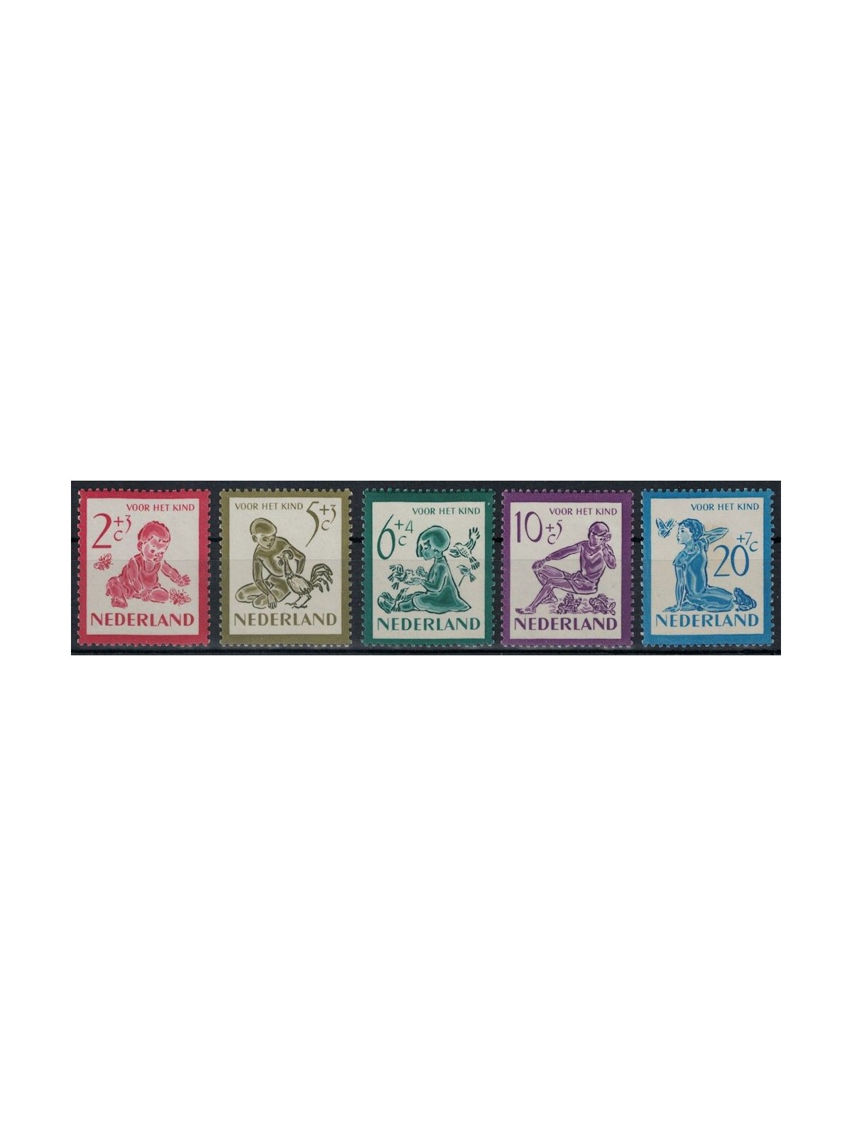 OLANDA 1950 Pro infanzia 5v MNH**