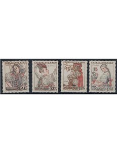 CZECHOSLOVAKIA 1957 Traditional costumes (III) 4v MNH**