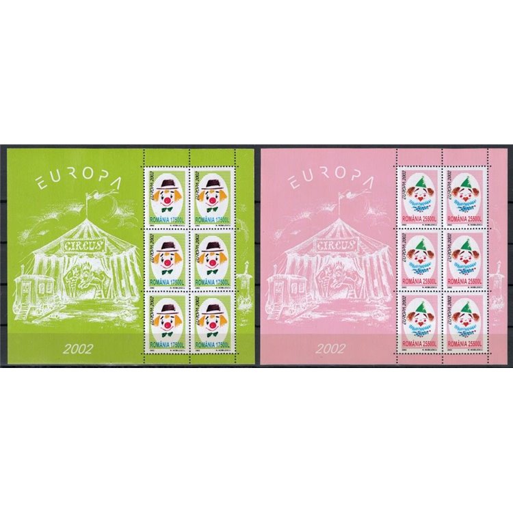ROMANIA 2002 Europe 2 m/s MNH**