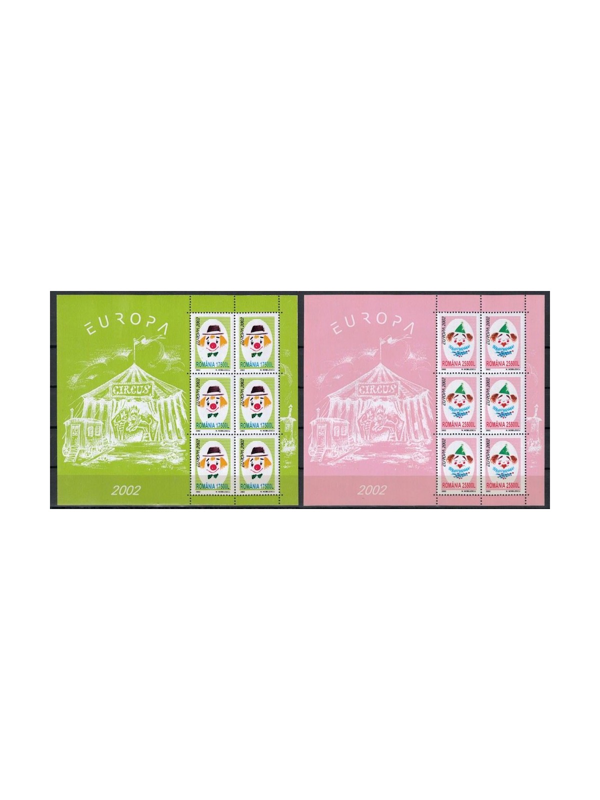 ROMANIA 2002 Europe 2 m/s MNH**