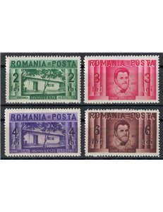 ROMANIA 1937 Ion Creangă 4v MH*