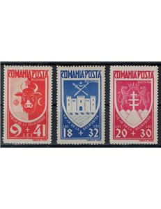 ROMANIA 1942 Riannessione della Bucovina 3v MNH**