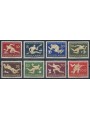 YUGOSLAVIA 1956 Melbourne Olympics 8v MNH**