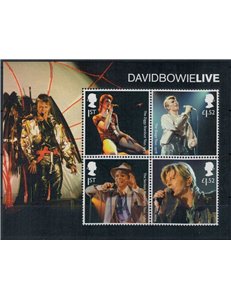 GREAT BRITAIN 2017 In honor of David Bowie s/s MNH**