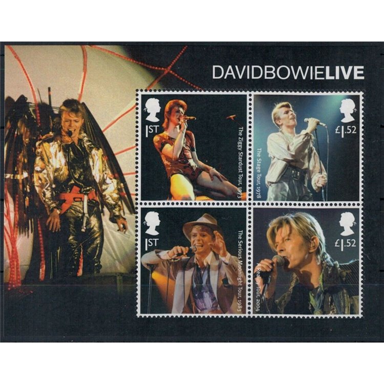 GREAT BRITAIN 2017 In honor of David Bowie s/s MNH**