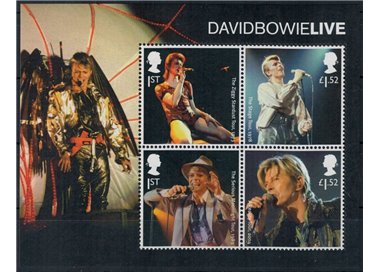 GRAN BRETAGNA 2017 In onore di David Bowie BF MNH**