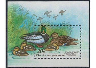 HUNGARY 1988 Wild Ducks s/s MNH**