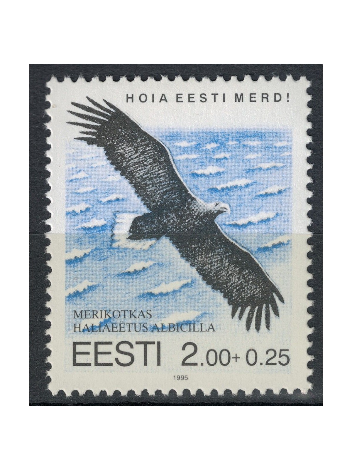 ESTONIA 1995 Nature Protection, Sea Eagle MNH**