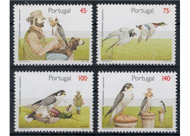 PORTUGAL 1994 Nature Protection, Art of Falconry 4v MNH**