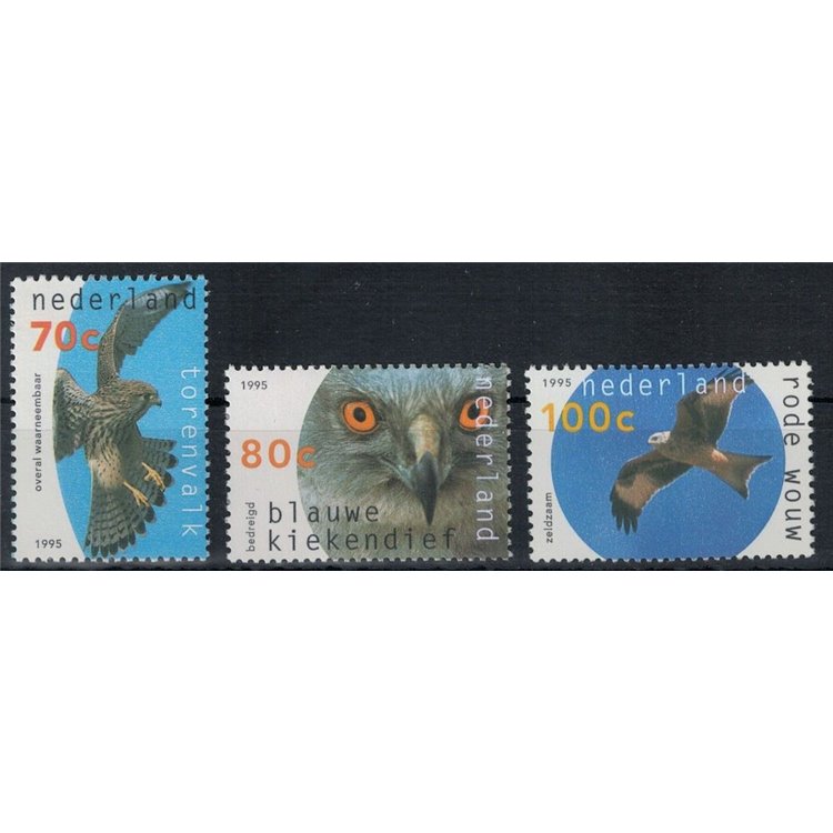 OLANDA 1995 Protezione della natura, rapaci 3v MNH**
