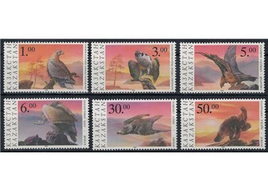 KAZAKISTAN 1995 Fauna, uccelli 6v MNH**