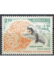 MONACO 1992 Fauna, uccelli rapaci MNH**