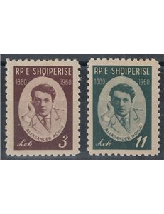 ALBANIA 1960 Alexander Moissi 2v MNH**