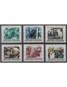 ALBANIA 1977 Film albanesi 6v MNH**
