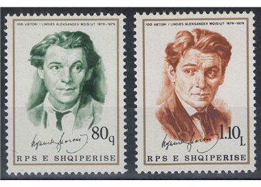 ALBANIA 1979 Alexander Moissi 2v MNH**