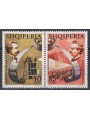 ALBANIA 1995 Centenary of cinema 2v MNH**