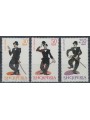 ALBANIA 1999 Charlie Chaplin 3v MNH**