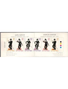 ALBANIA 1999 Charlie Chaplin LB MNH**