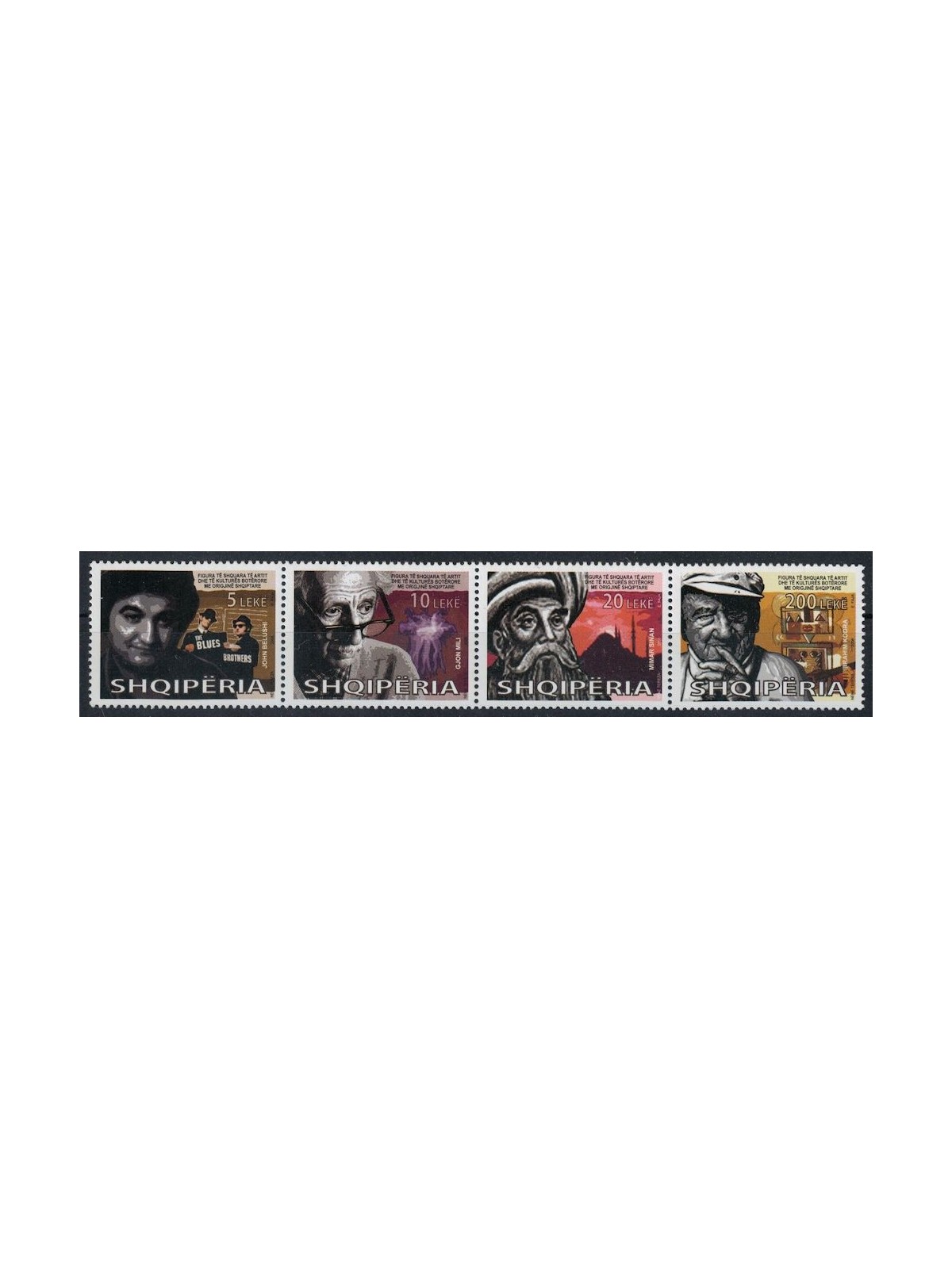 ALBANIA 2008 Artists 4v MNH**