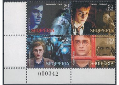 ALBANIA 2008 Harry Potter 4v MNH**