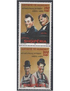 ALBANIA 2009 Stan Lauer e Oliver Hardy 2v MNH**