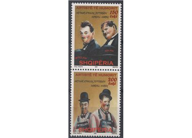 ALBANIA 2009 Stan Lauer e Oliver Hardy 2v MNH**