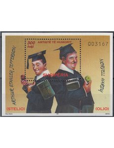 ALBANIA 2009 Stan Lauer e Oliver Hardy BF MNH**