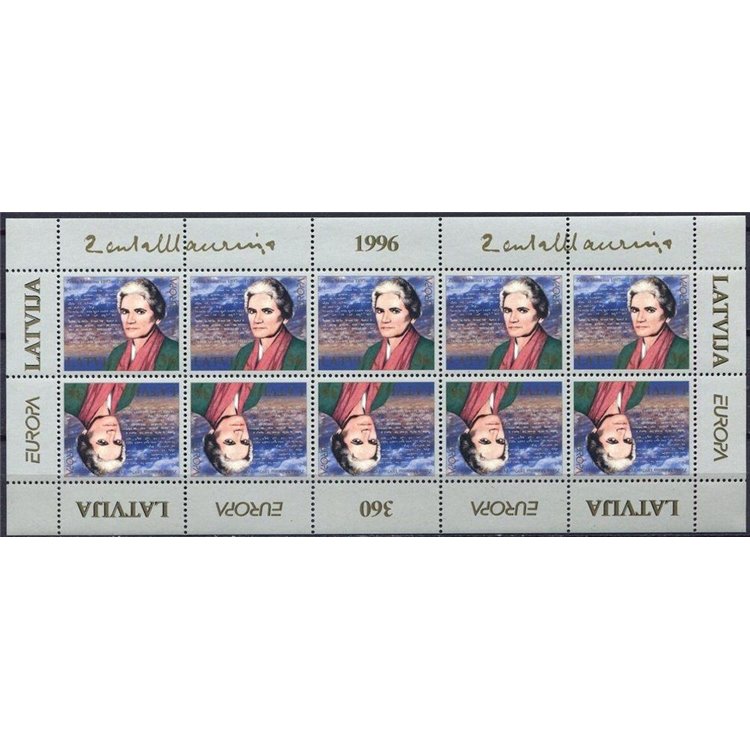 LATVIA 1996 Europe m/s MNH**