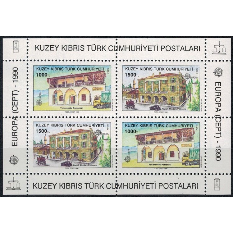 NORTHERN CYPRUS 1990 Europe s/s MNH**