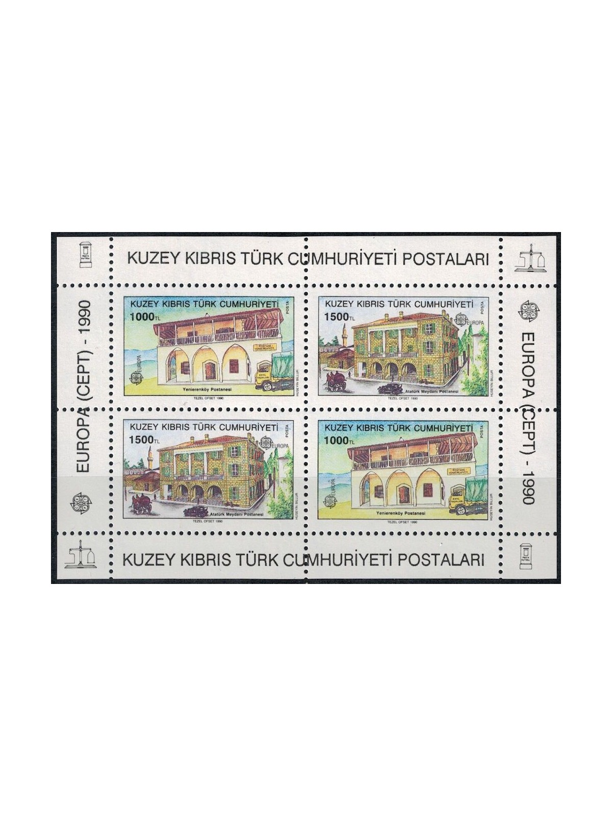 CIPRO DEL NORD 1990 Europa BF MNH**
