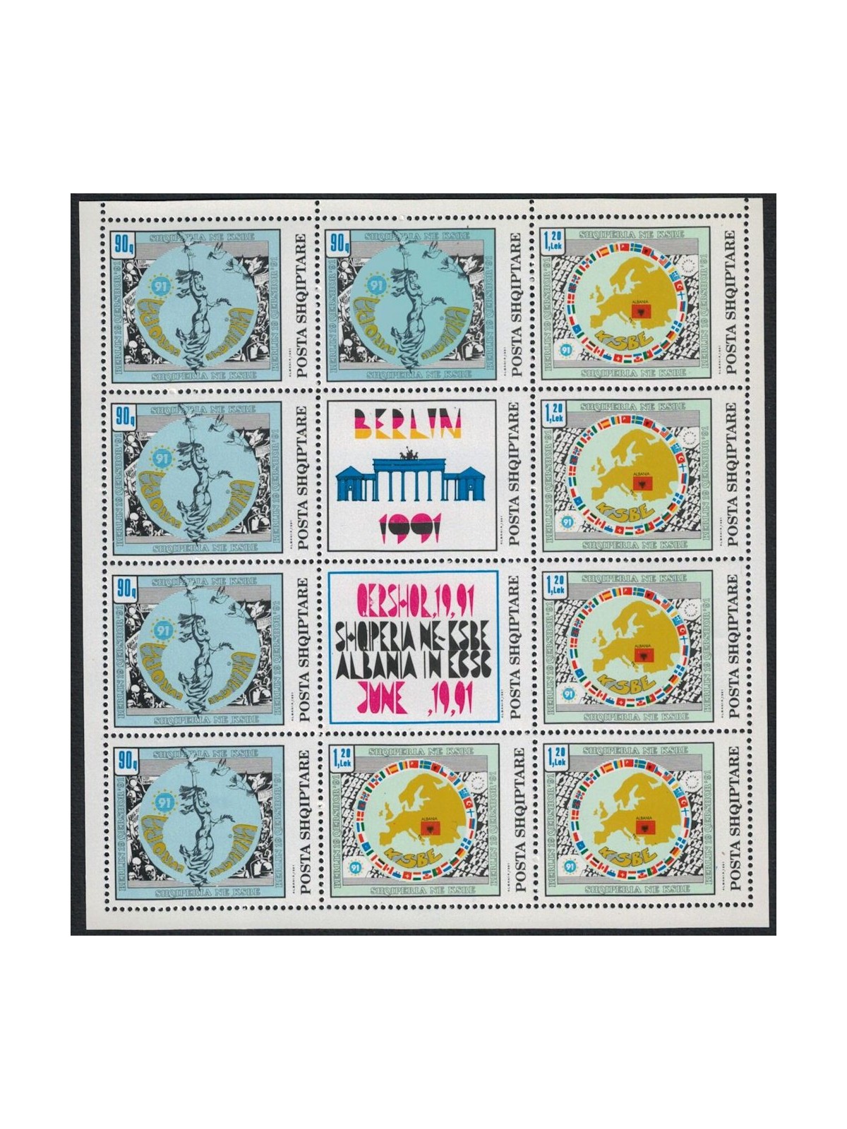 ALBANIA 1992 Conferenza sicurezza e lavoro MF MNH**