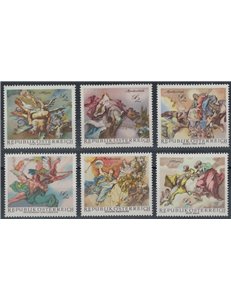 AUSTRIA 1968 Baroque frescoes 6v MNH**