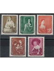 GERMANIA DDR 1959 Capolavori pinacoteca di Dresda 5v MNH**