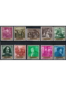 SPAIN 1959 Stamp Day 10v MNH**