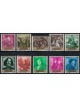 SPAGNA 1959 Giornata del francobollo 10v MNH**