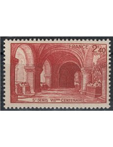 FRANCIA 1944 Basilica di Saint Denis MNH**