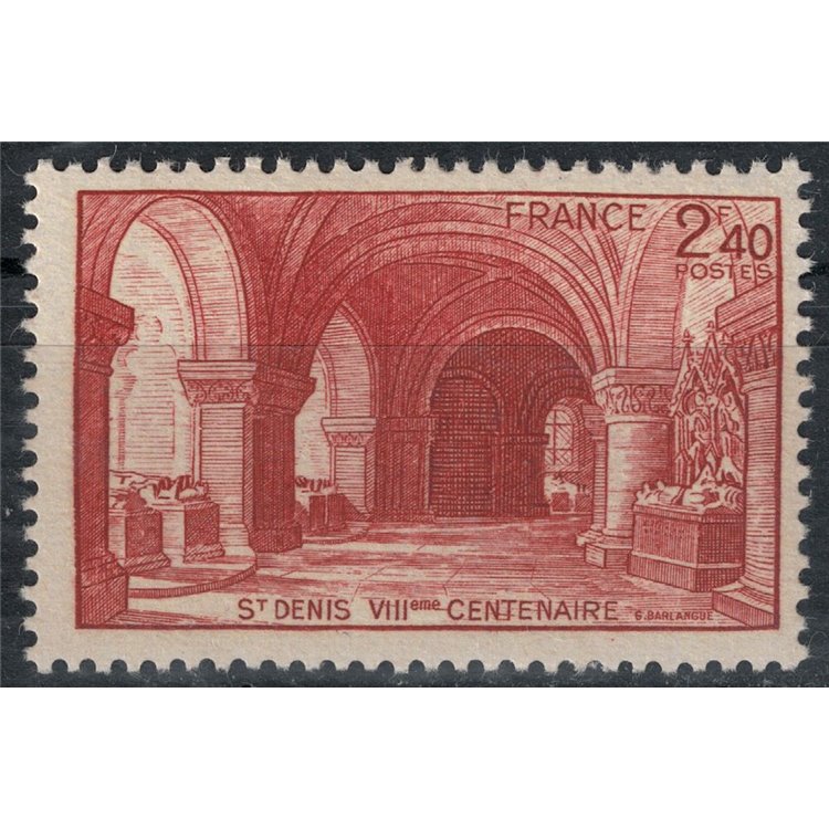 FRANCE 1944 Basilica of Saint Denis MNH**