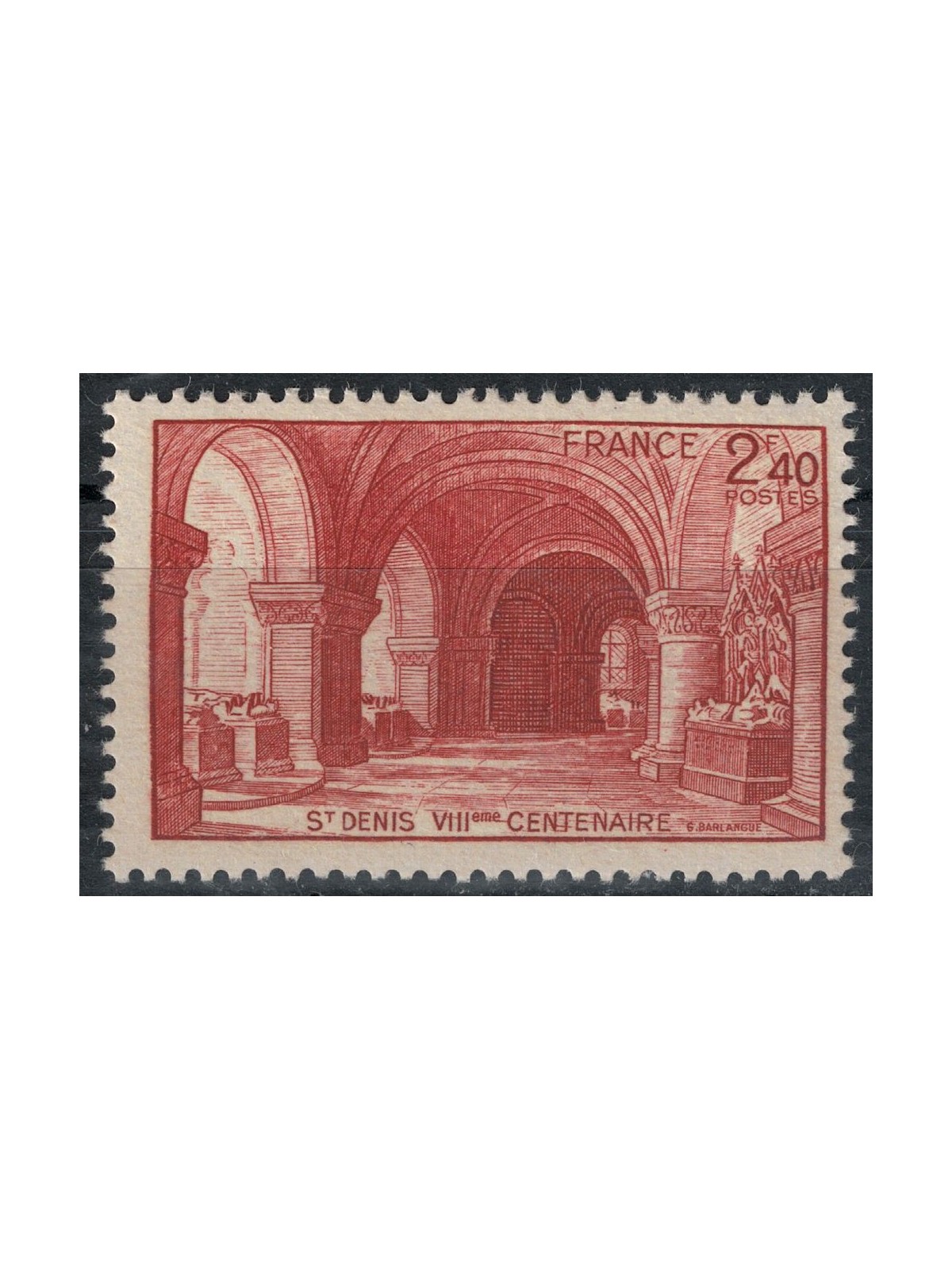 FRANCE 1944 Basilica of Saint Denis MNH**
