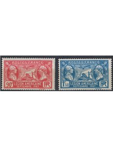 FRANCIA 1927 Congresso della Legione Americana 2v MH*