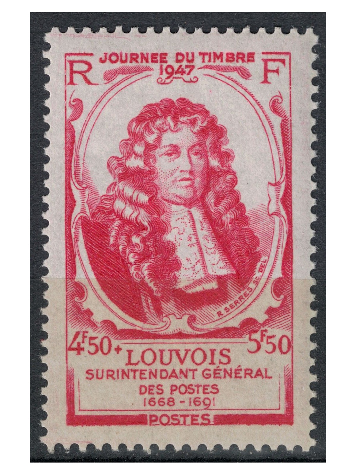 FRANCE 1947 Stamp Day MNH**