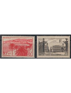FRANCE 1947 Views 2v MNH**