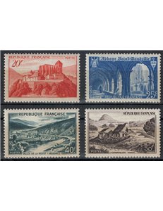 FRANCIA 1949 Vedute diverse 4v MNH**