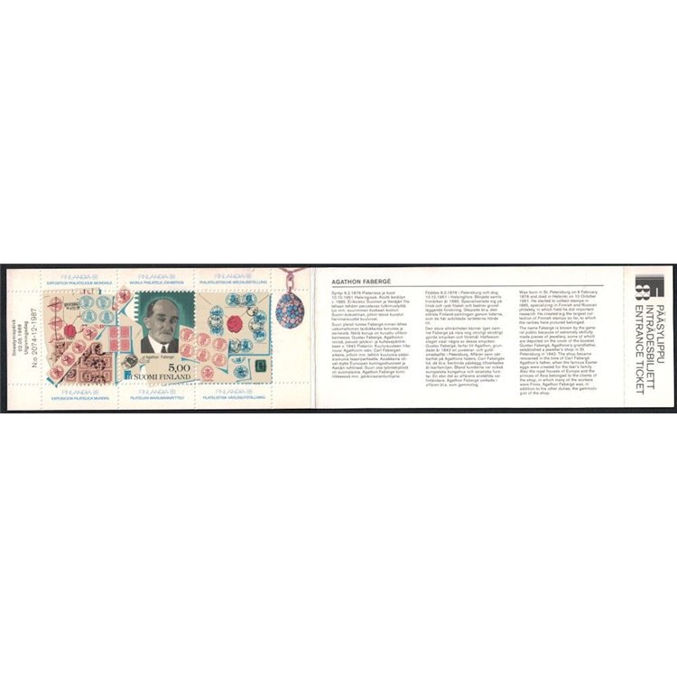 FINLAND 1988 Philatelic Exhibition booklet MNH**