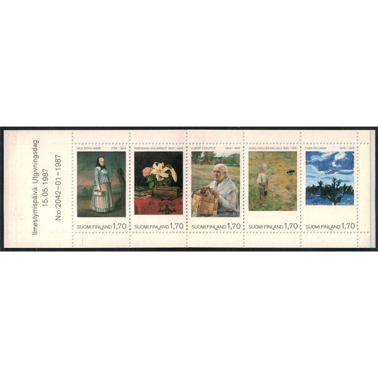 FINLAND 1987 Ateneum Museum booklet MNH**