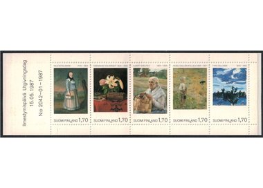 FINLAND 1987 Ateneum Museum booklet MNH**