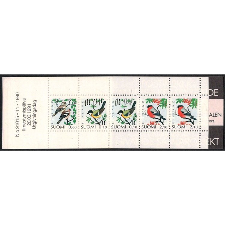 FINLAND 1991 Fauna, birds booklet MNH**