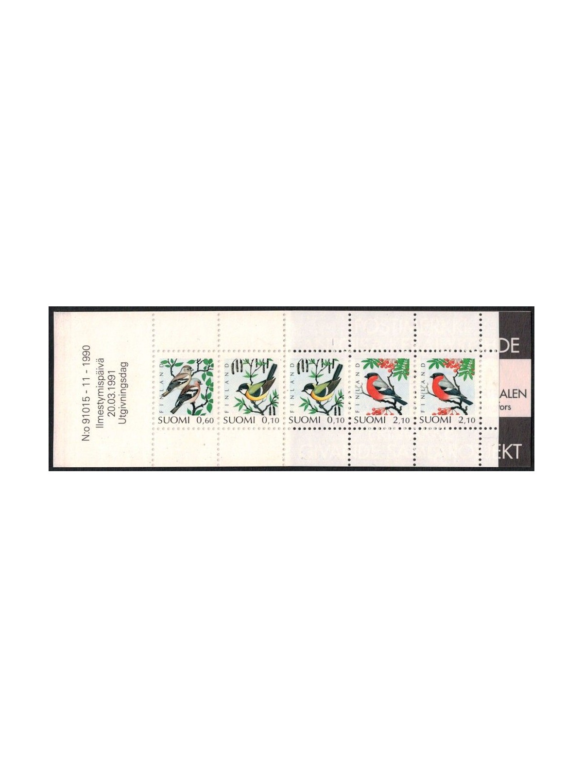 FINLAND 1991 Fauna, birds booklet MNH**