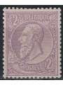 BELGIUM 1884-91 King Leopold II 2f violet MH*