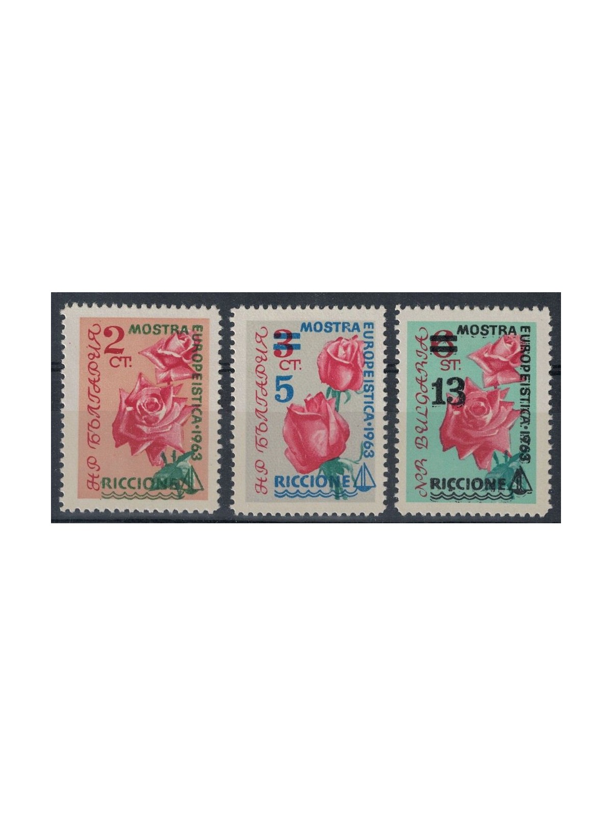 BULGARIA 1963 Esposizione filatelica 3v MNH**