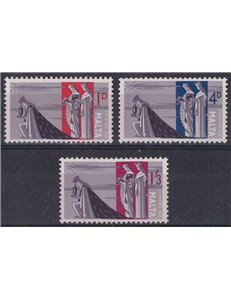 MALTA 1965 Natale 3v MNH**